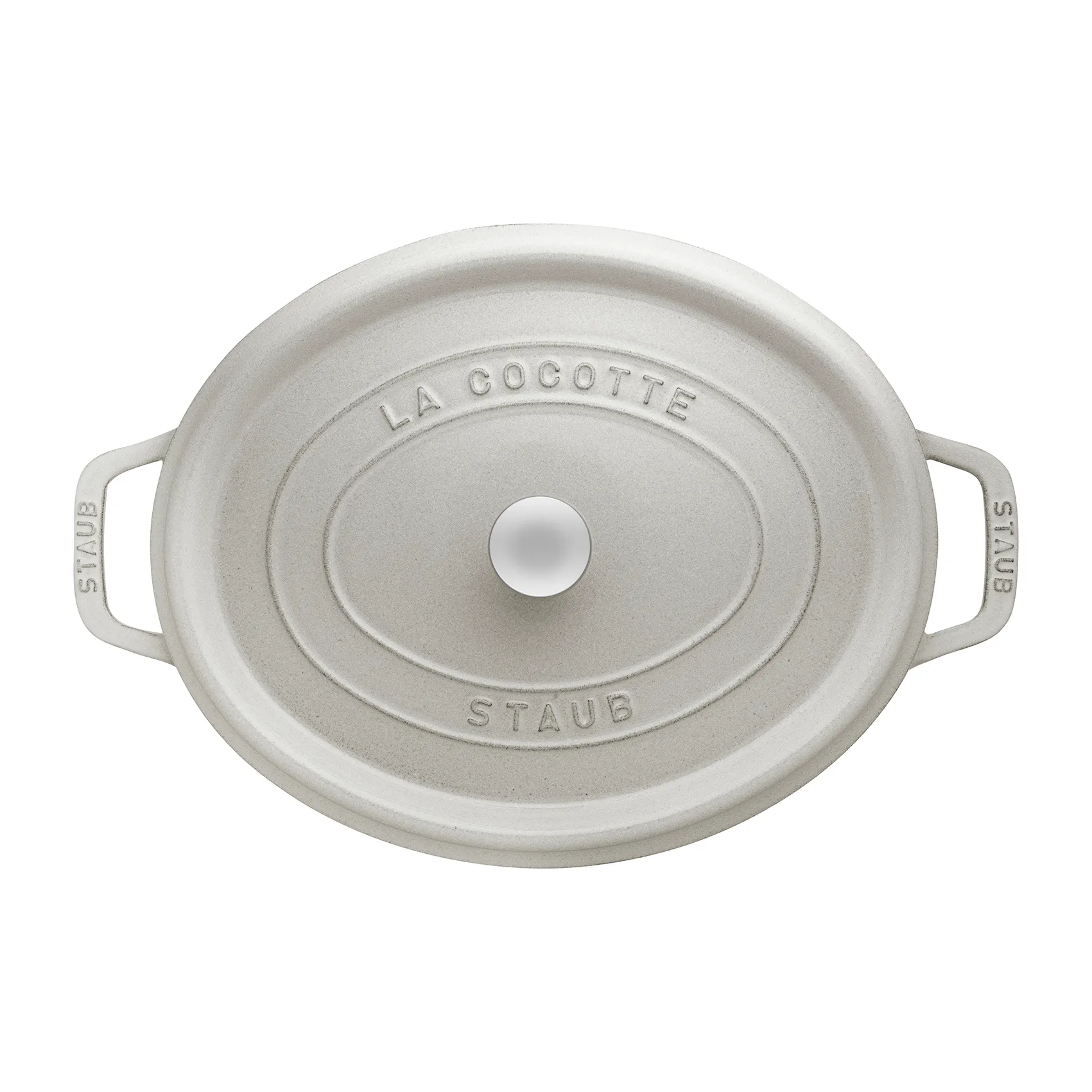 Staub White Truffle stoofpan ovaal, 3,2 l STAUB