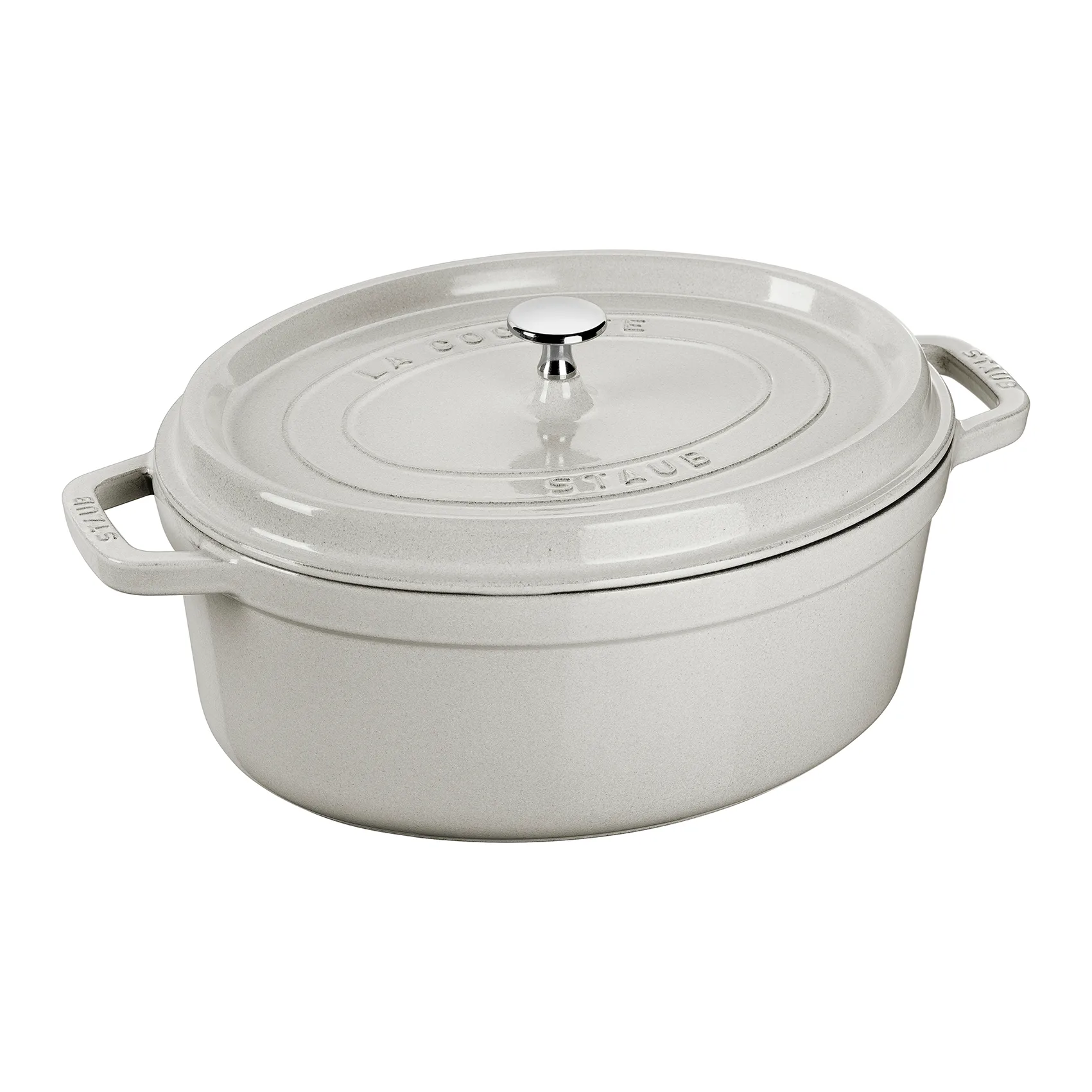 Staub White Truffle stoofpan ovaal, 4,2 l STAUB