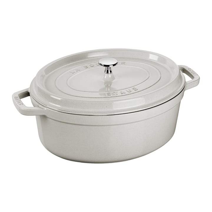 Staub White Truffle stoofpan ovaal - 4,2 l - STAUB