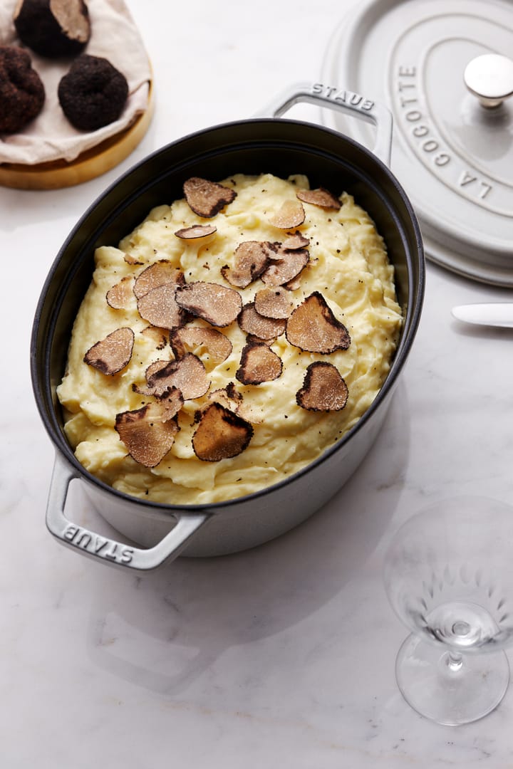 Staub White Truffle stoofpan ovaal, 4,2 l STAUB