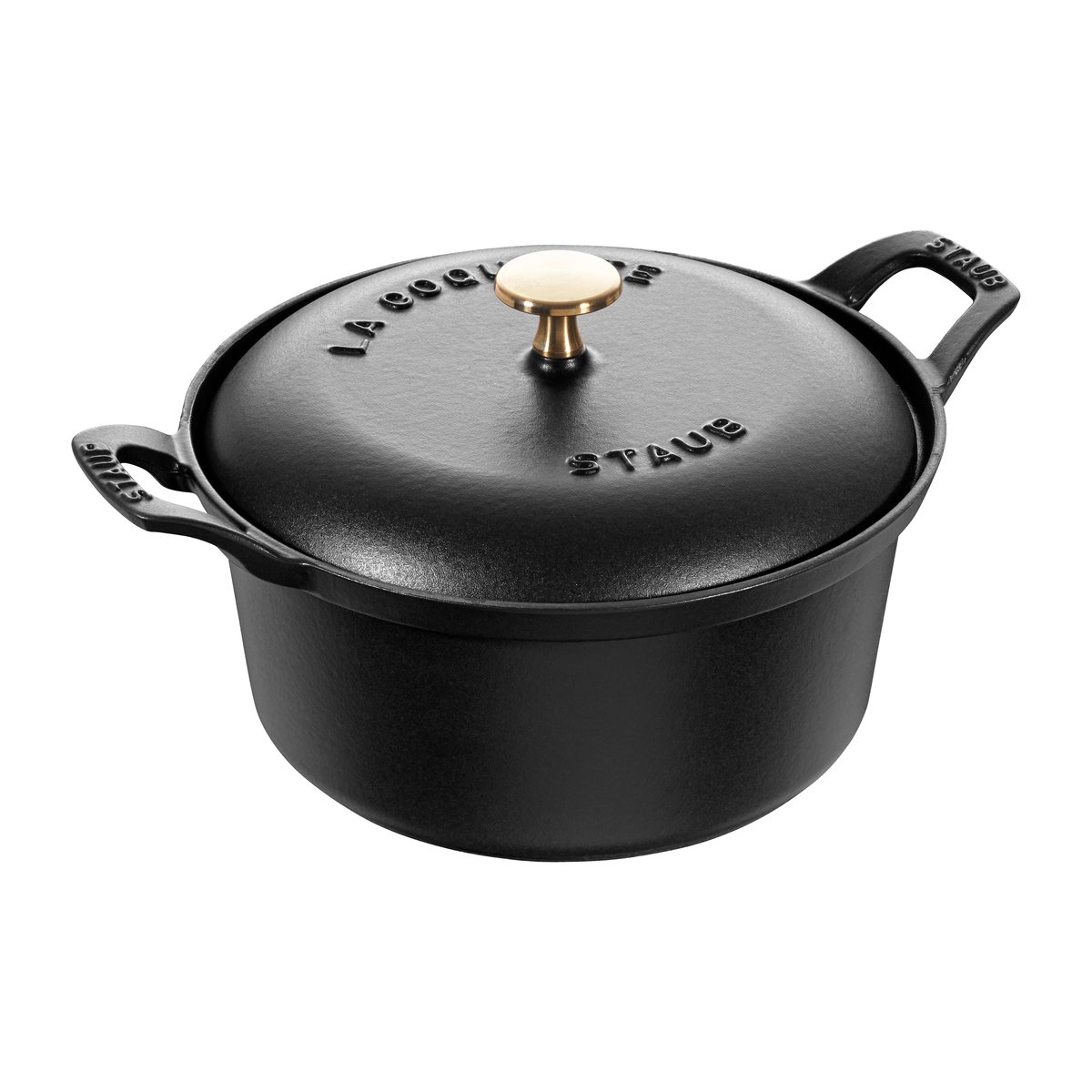 STAUB Vintage La Coquette ronde braadpan 2,45 L Zwart