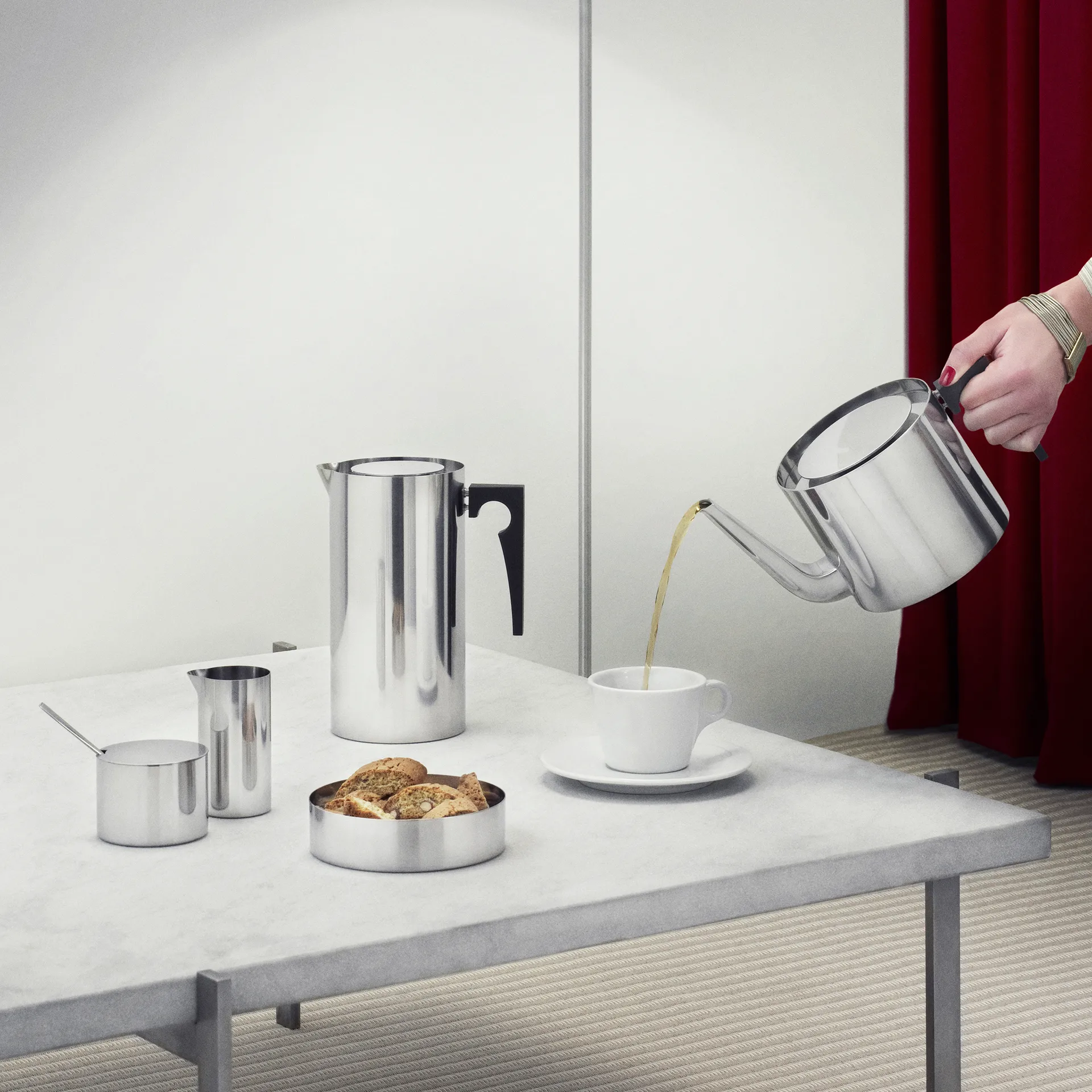 AJ cylinda-line cafetière koffie 1 l, Roestvrij Stelton