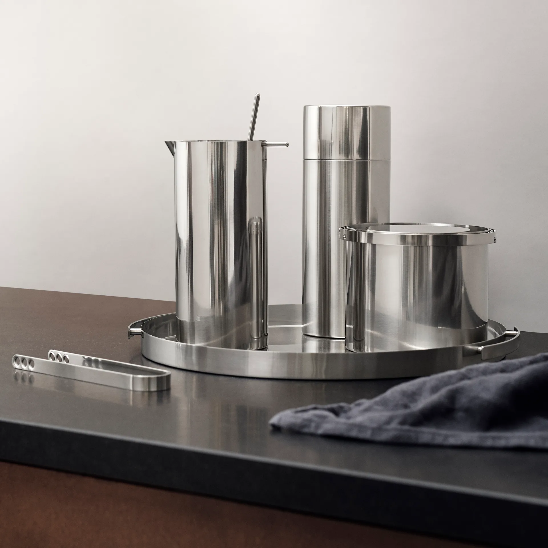 AJ cylinda-line ijsemmer 1 l, Roestvrij Stelton