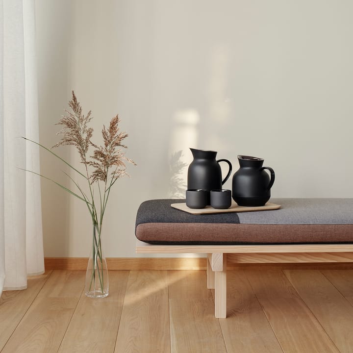 Amphora thermoskan thee 1 L, Soft black Stelton