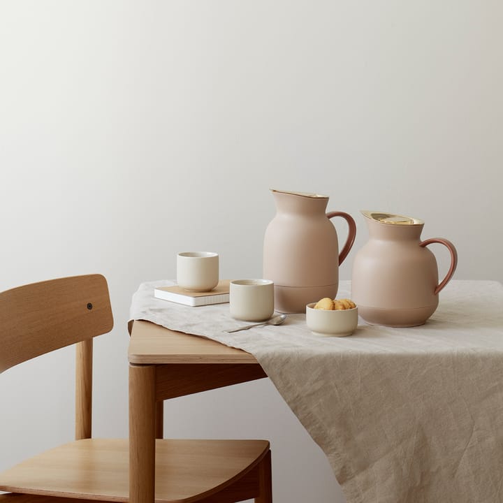 Amphora thermoskan thee 1 L, Soft peach Stelton