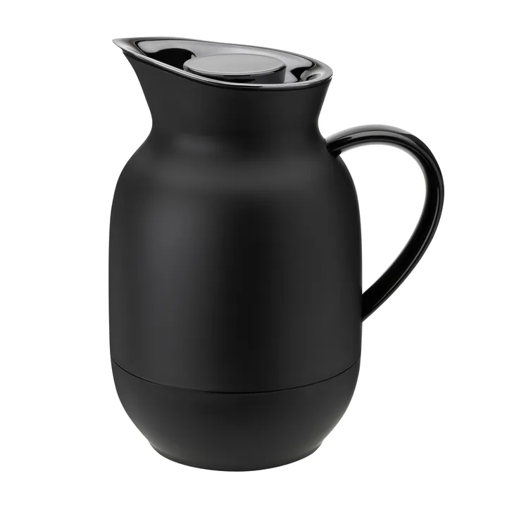 Amphora thermoskan voor koffie 1 L - Soft black - Stelton