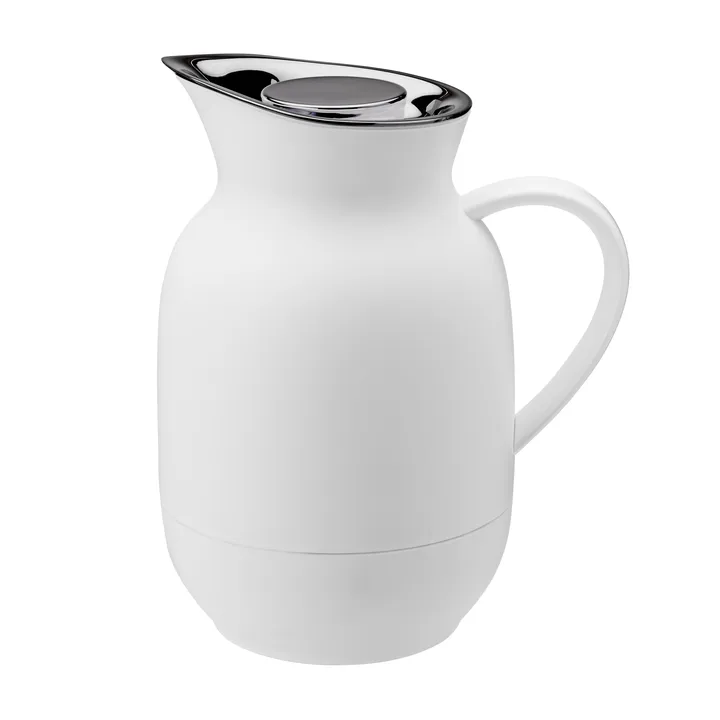 Amphora thermoskan voor koffie 1 L - Soft white - Stelton