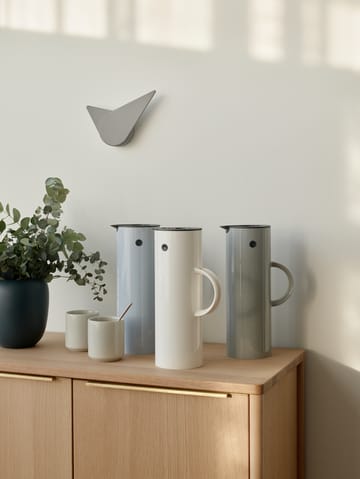 Birdie wandklok 19,5 cm - Light grey - Stelton