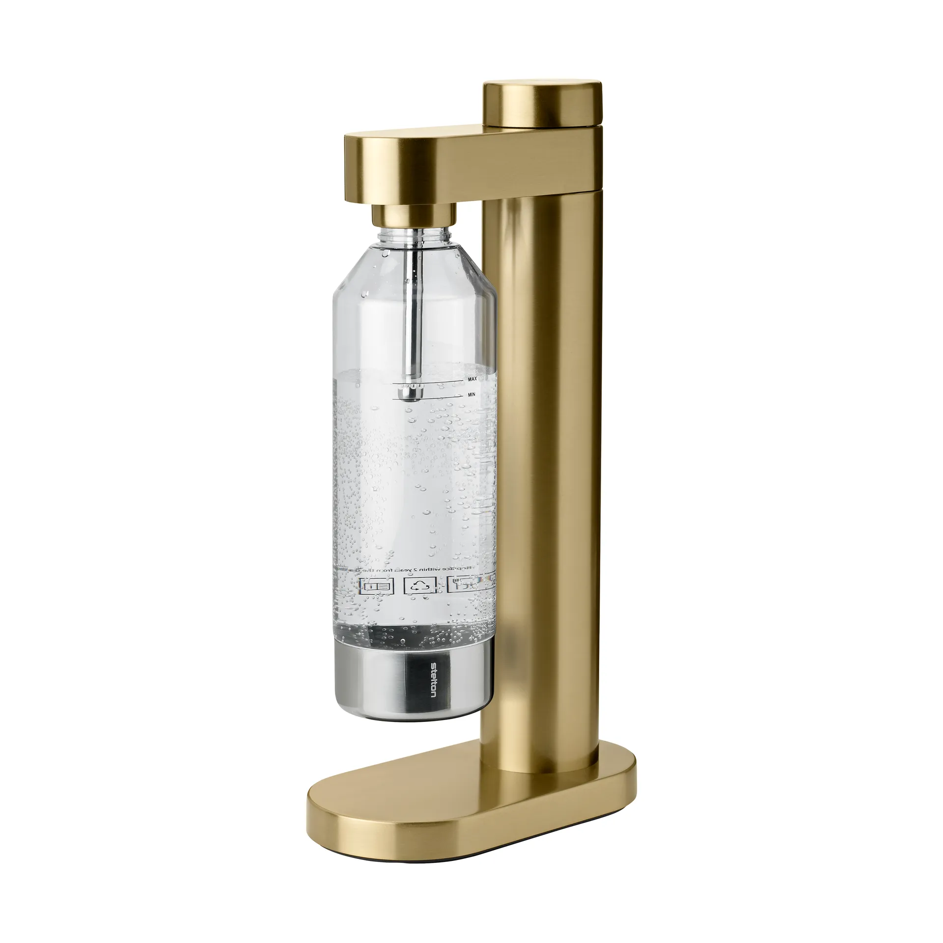 Brus bruiswatermachine, Brushed brass Stelton