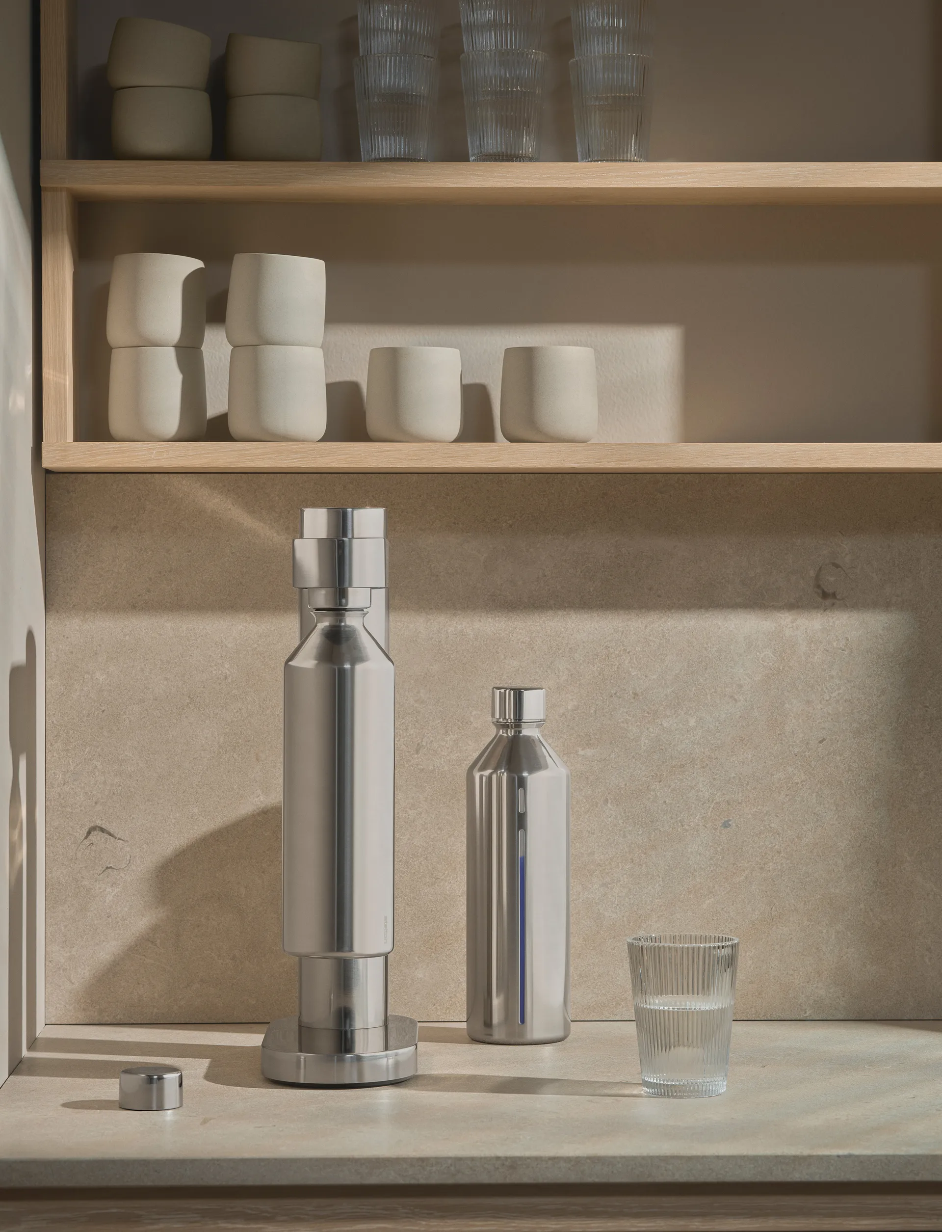 Brus fles voor carboniseermachine 1,2 L, Steel Stelton