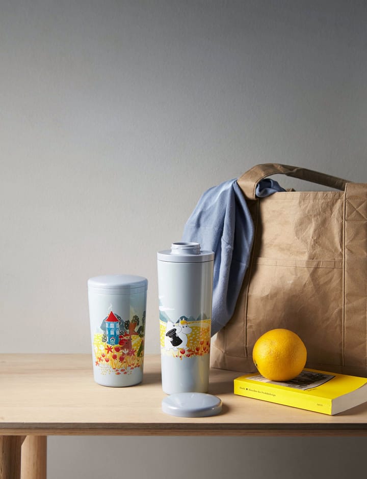 Carrie thermosbeker 0,4 liter, Moomin sky Stelton