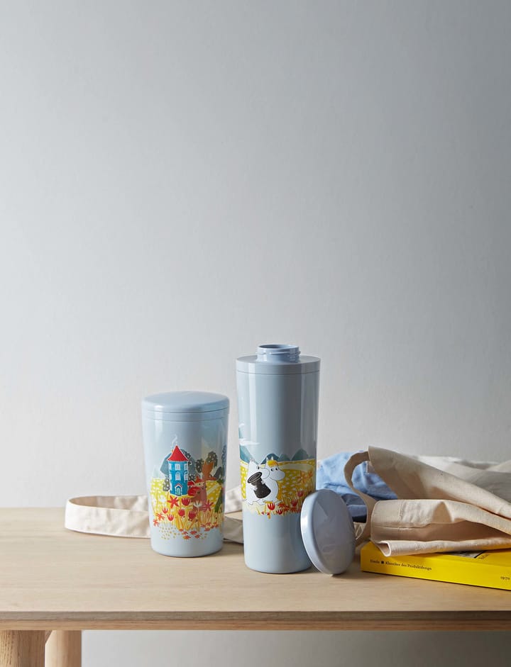 Carrie thermosfles 0,5 liter  - Moomin sky - Stelton