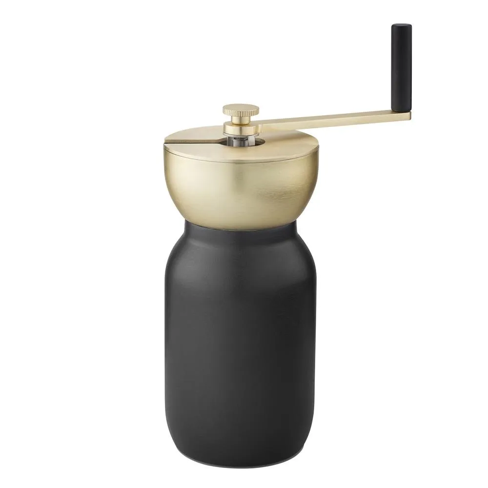 Collar koffiemolen, zwart-messing Stelton