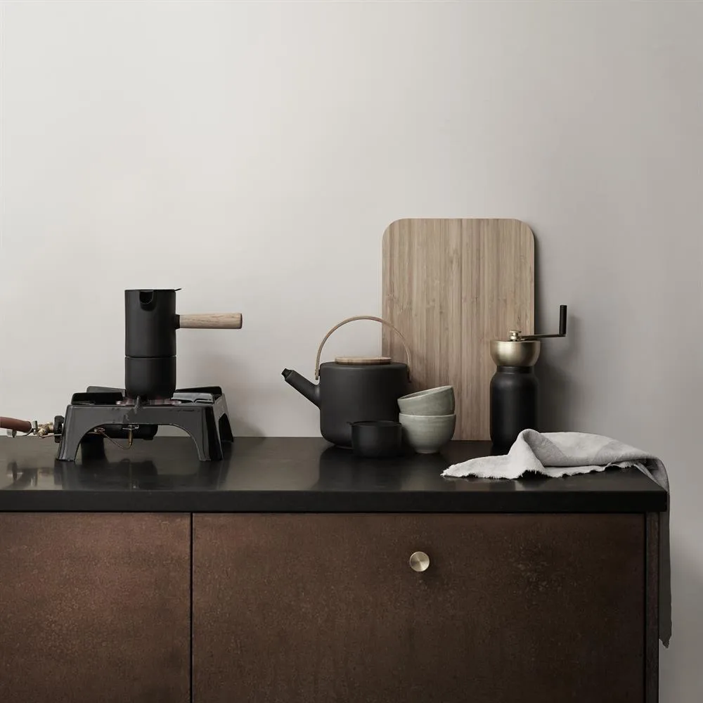 Collar koffiemolen, zwart-messing Stelton