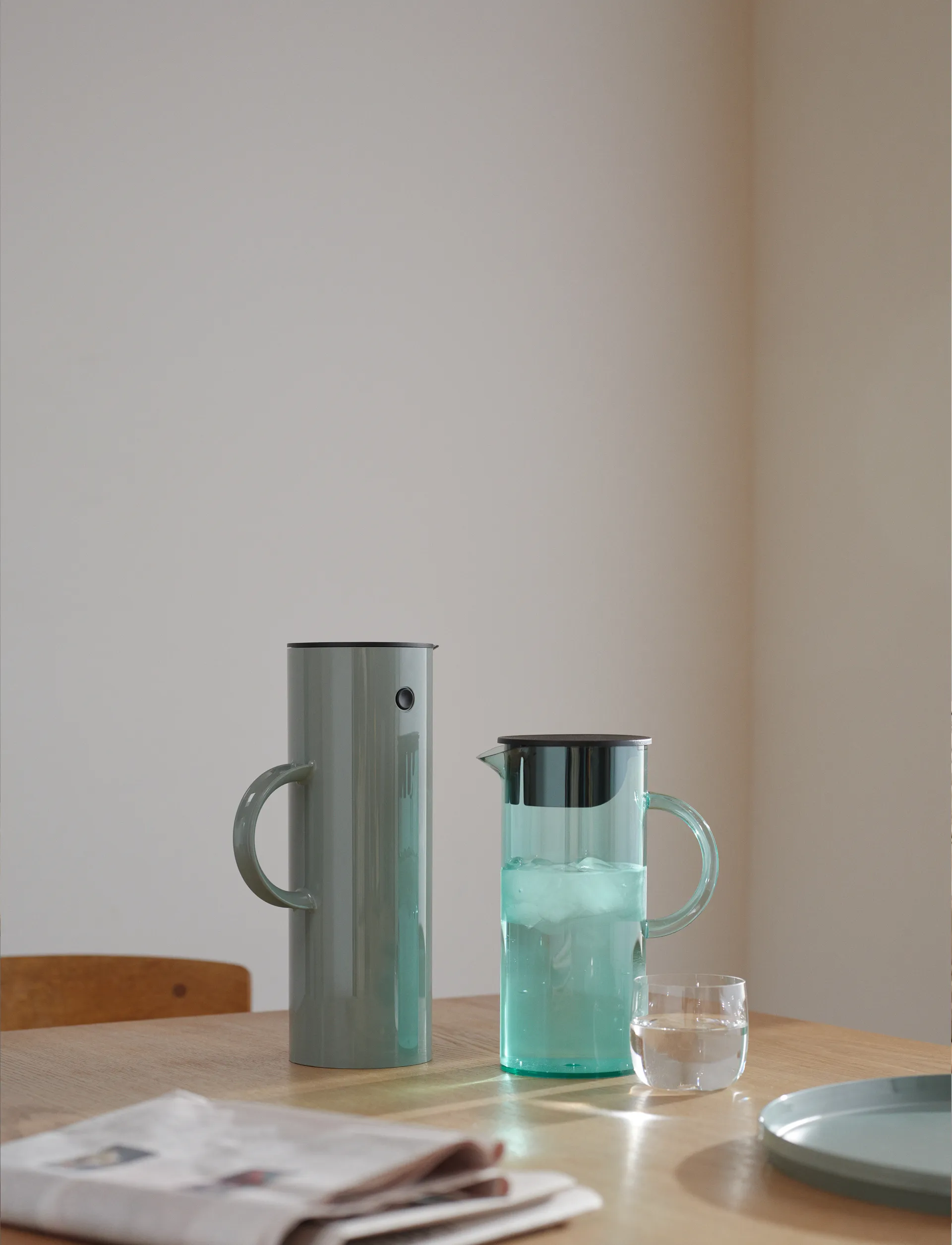 EM77 kan met deksel 1,5 L, Dusty green Stelton