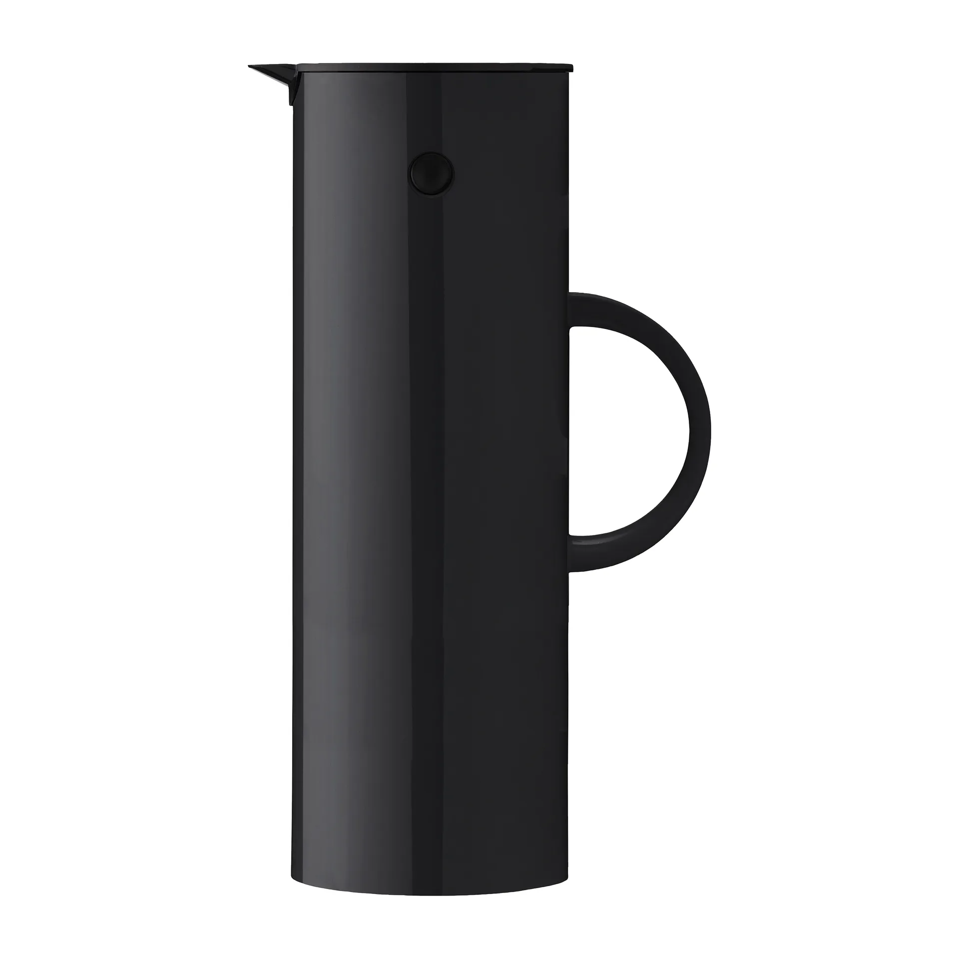 EM77 Stelton thermoskan 1 l., black shiny (zwart glanzend) Stelton