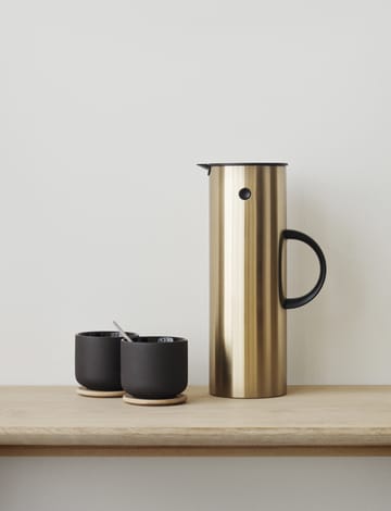 EM77 Stelton thermoskan 1 l. - Brushed brass - Stelton