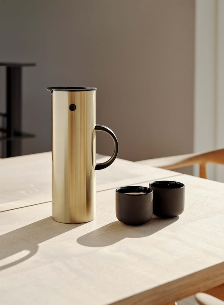 EM77 Stelton thermoskan 1 l., Brushed brass Stelton