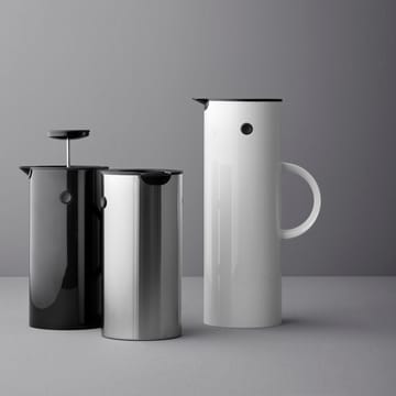 EM77 Stelton thermoskan 1 l. - white shiny (wit glanzend) - Stelton