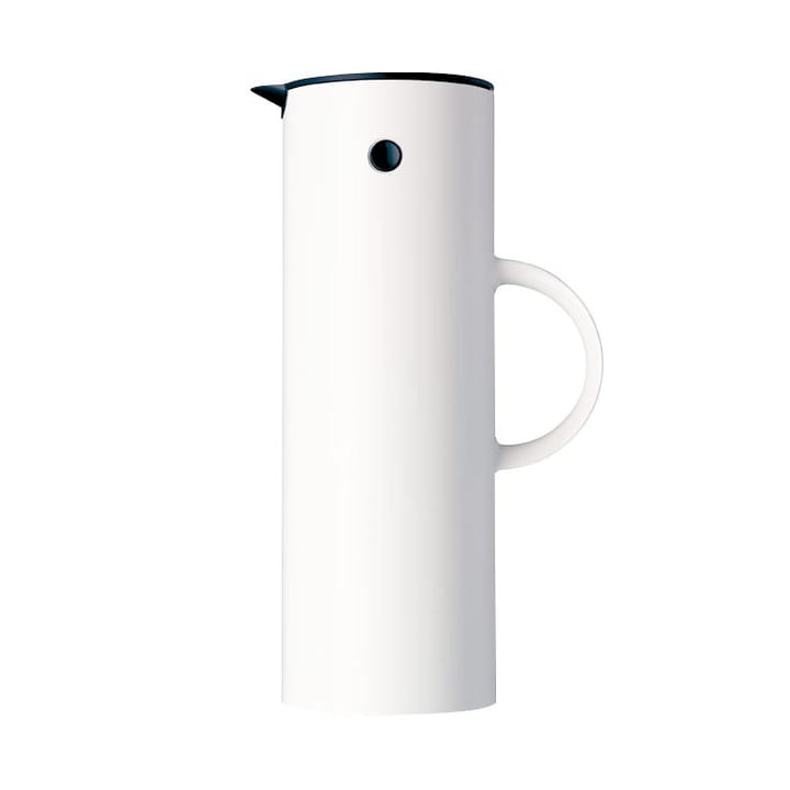 EM77 Stelton thermoskan 1 l. - white shiny (wit glanzend) - Stelton