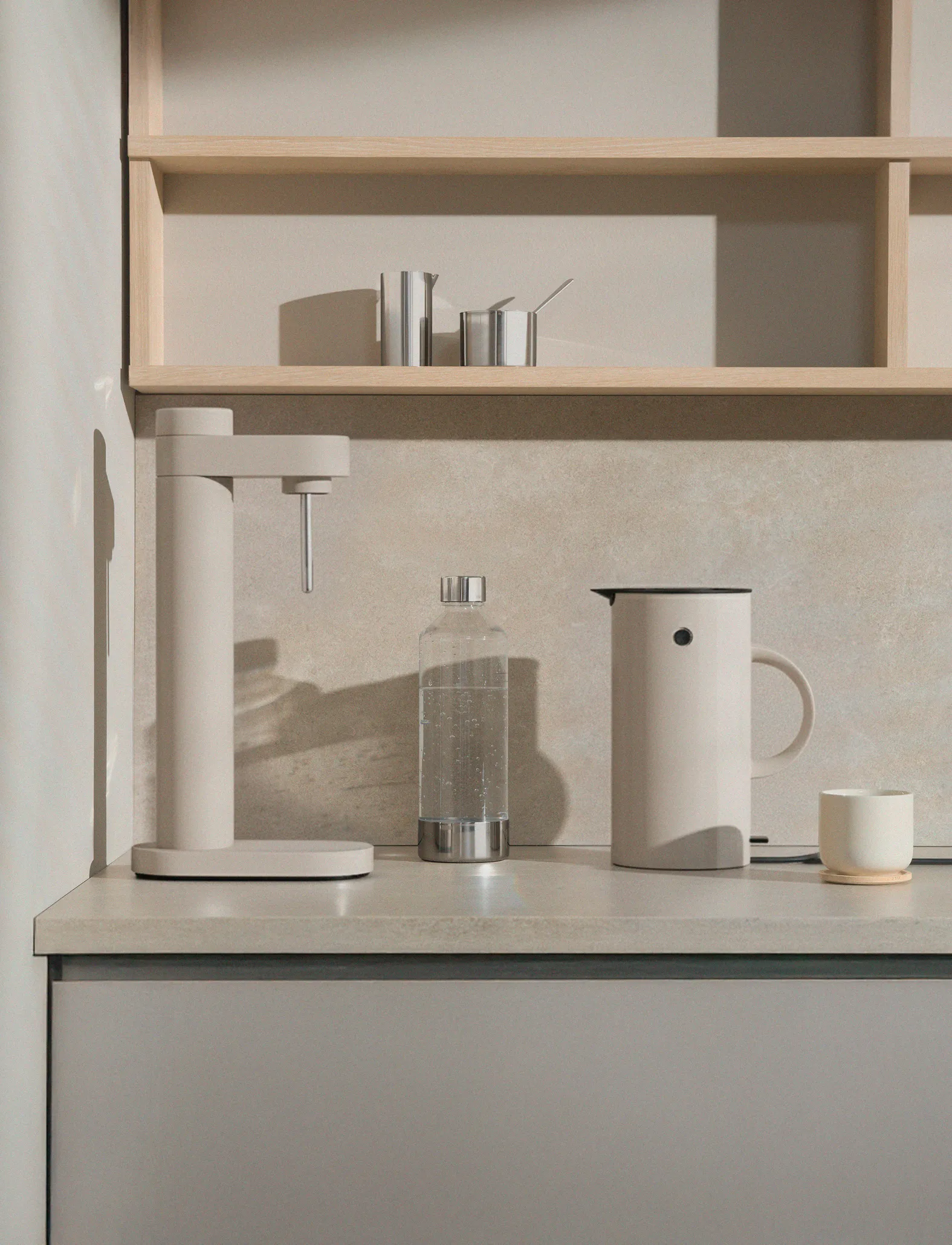 EM77 waterkoker (EU) 1,5 L, Sand Stelton