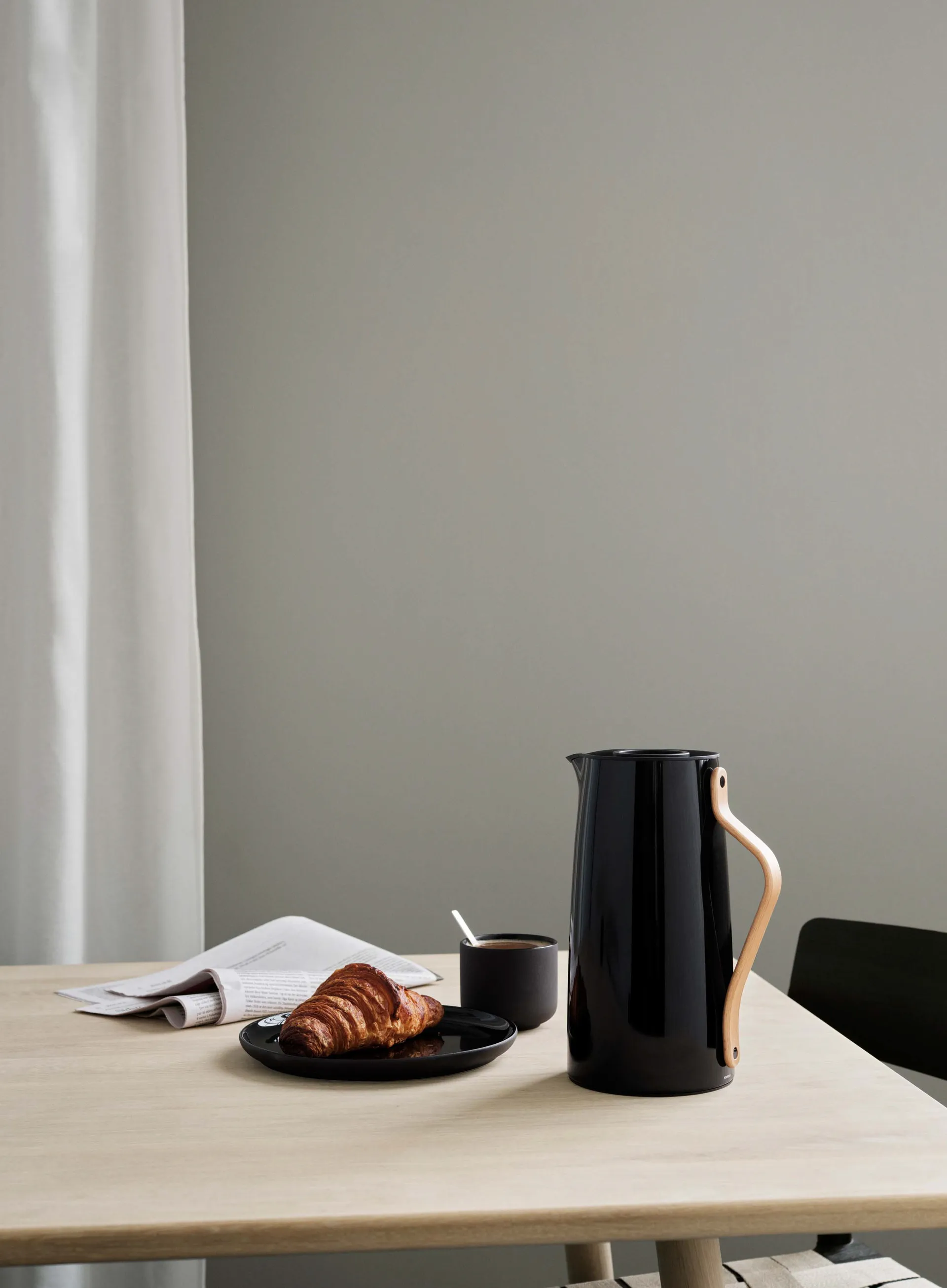 Emma thermoskan koffie, Zwart Stelton
