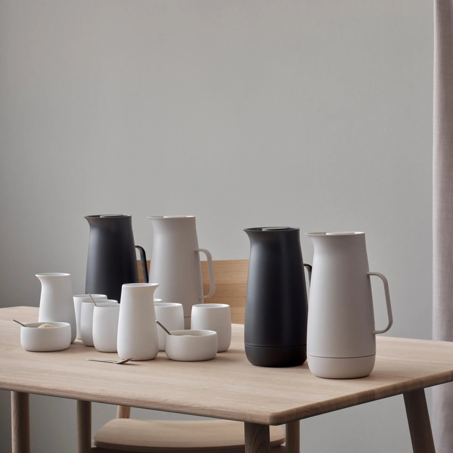 Foster thermoskan kunststof 1 L, Anthracite Stelton