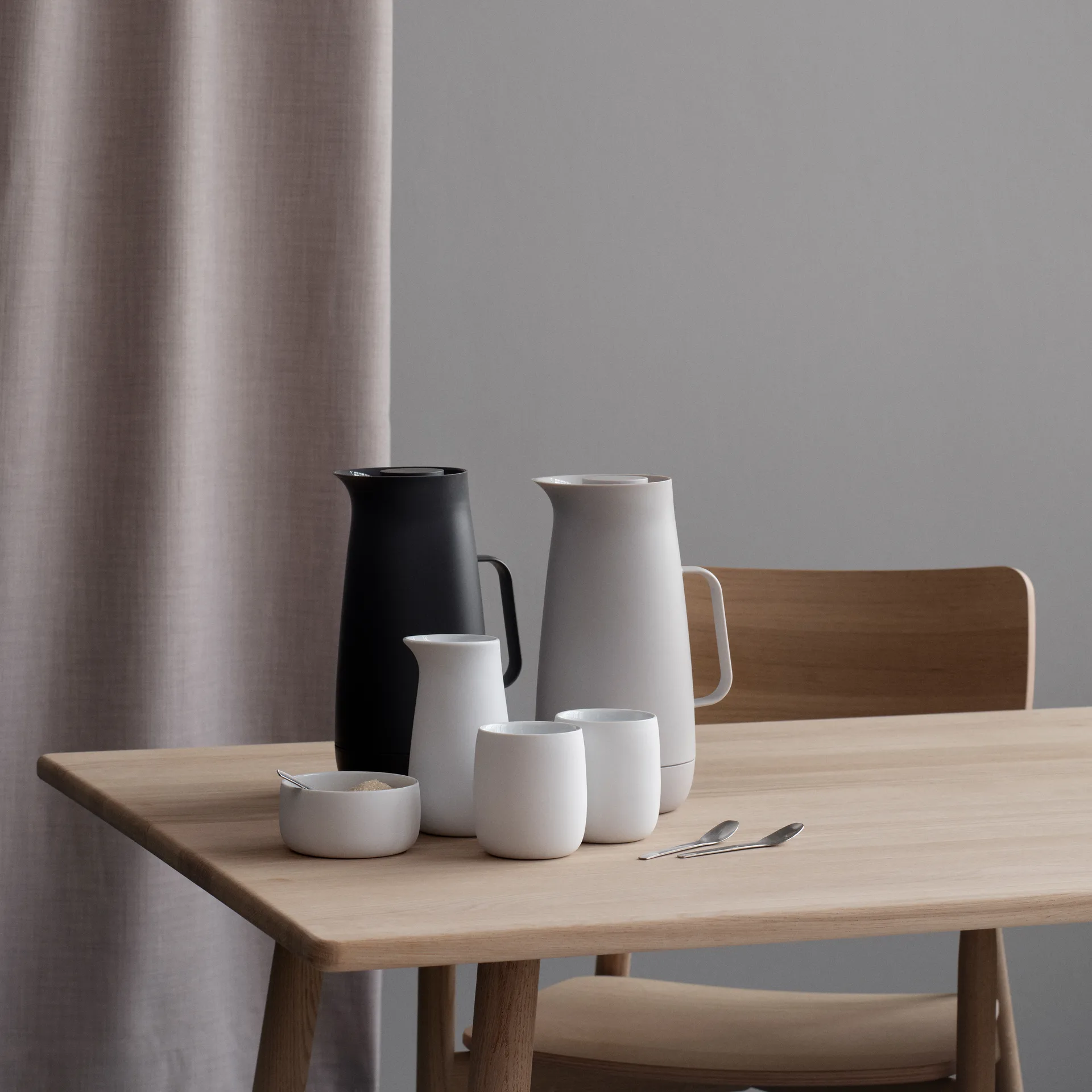Foster thermoskan kunststof 1 L, Anthracite Stelton