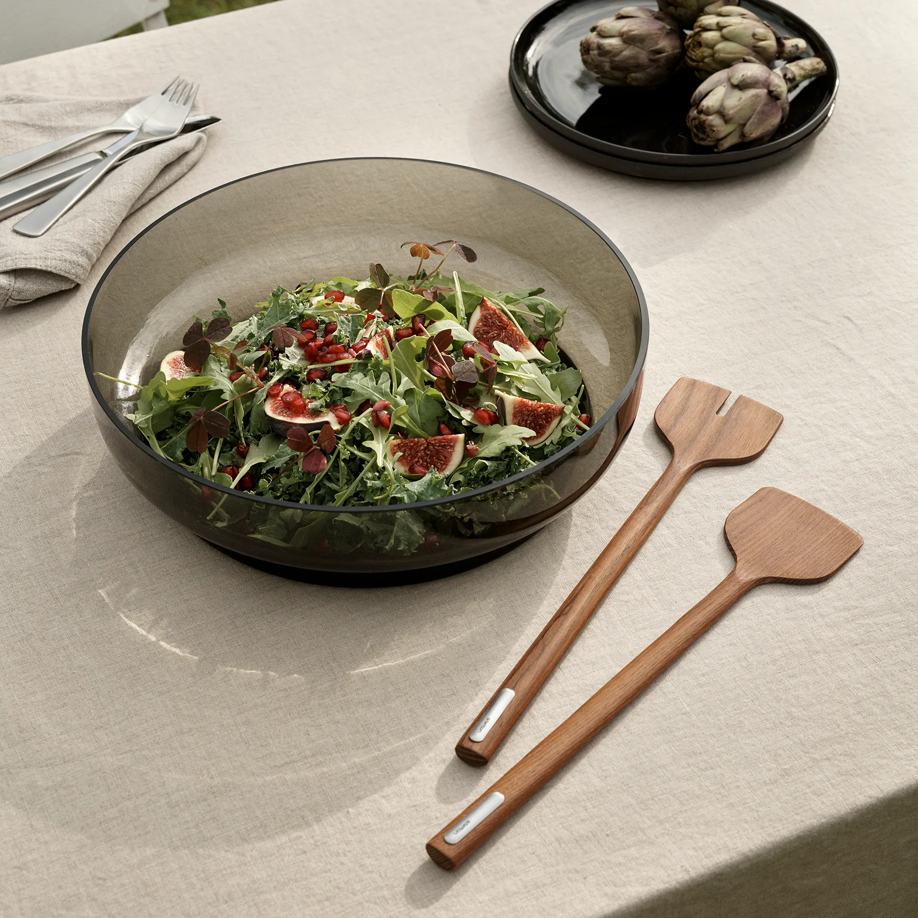 Hoop serveerkom, Smoke (grijs) Stelton