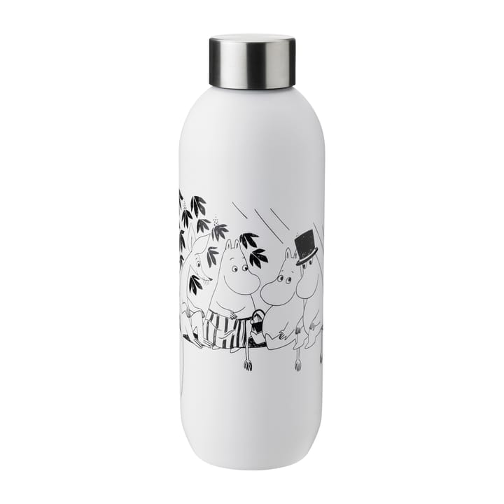 Keep Cool Moomin fles 0,75 l - Soft white-black - Stelton
