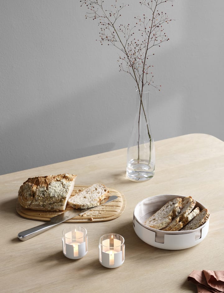 Luna waxinelichtjeshouder 2-pack, Soft white Stelton