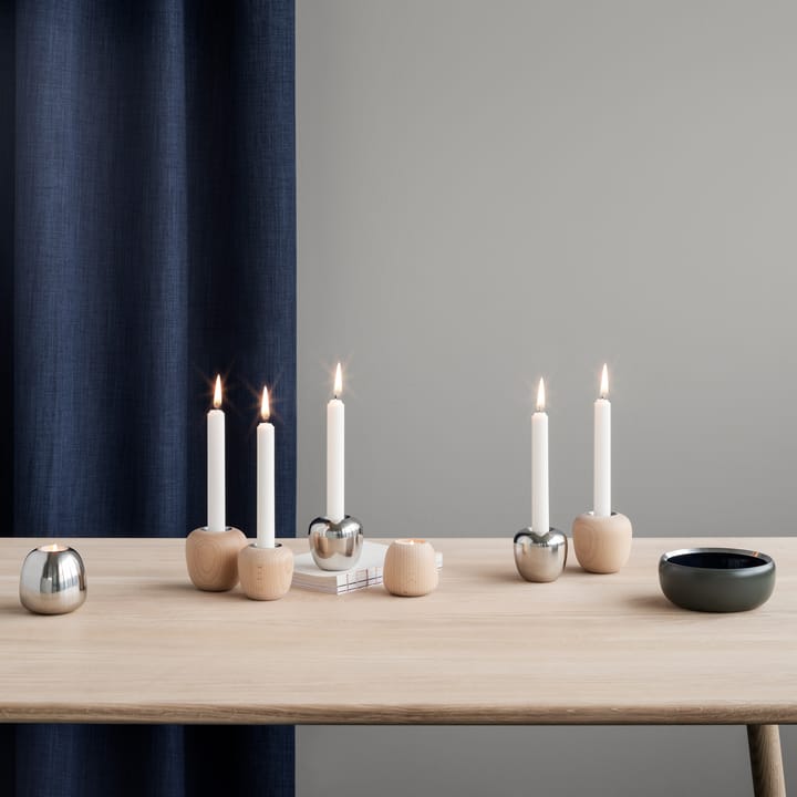Ora kandelaar hout, Groot Stelton