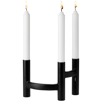 Ora kandelaar met drie armen - Zwart - Stelton