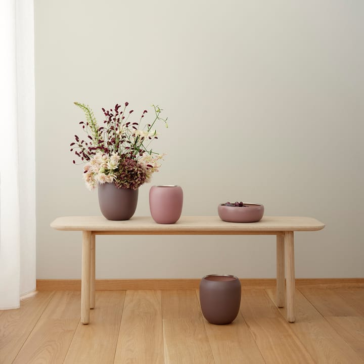 Ora vaas 17 cm, Dusty rose-powder Stelton