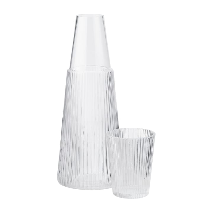 Pilastro karaf met drinkglazen - Clear - Stelton