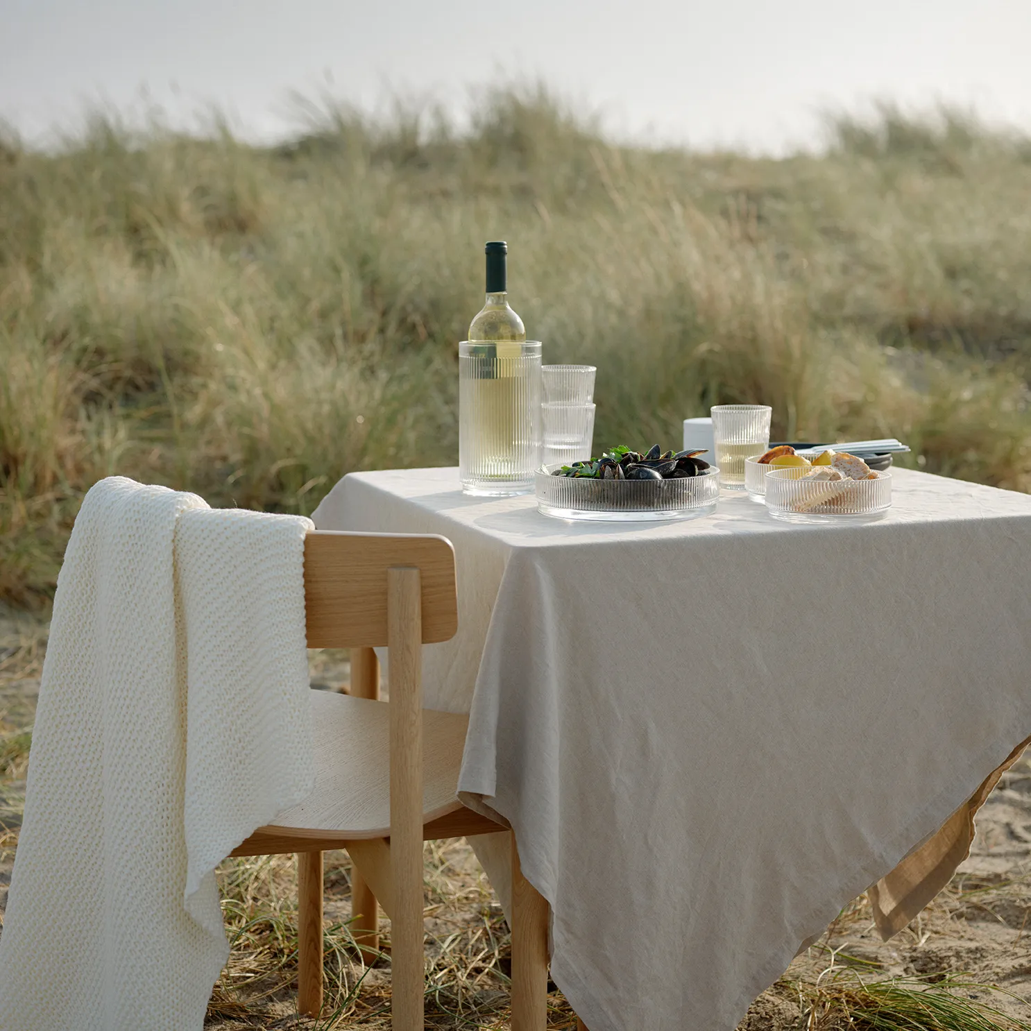 Pilastro serveerkom Ø15 cm, Transparant Stelton