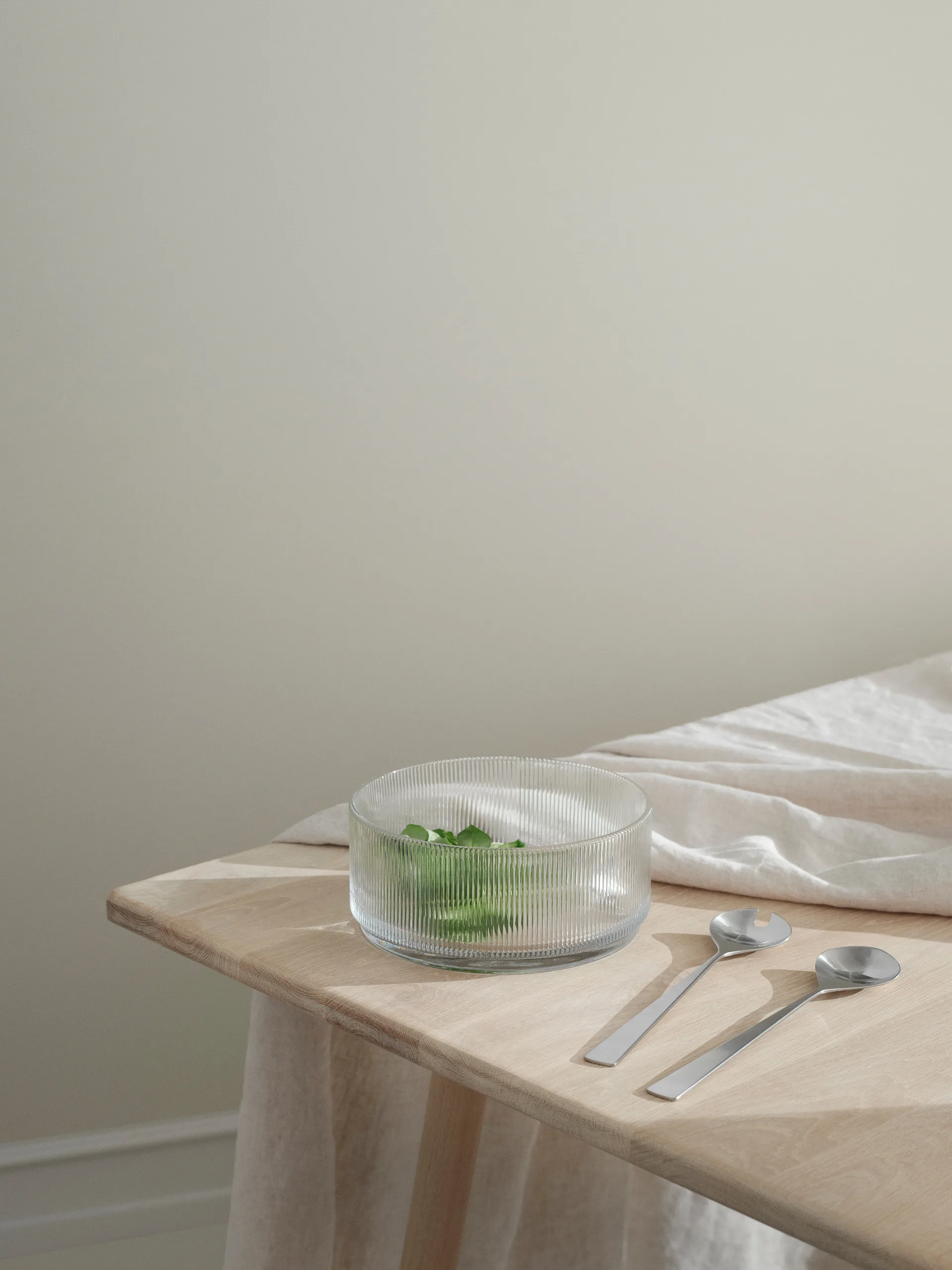 Pilastro serveerschaal Ø21 cm, Clear Stelton