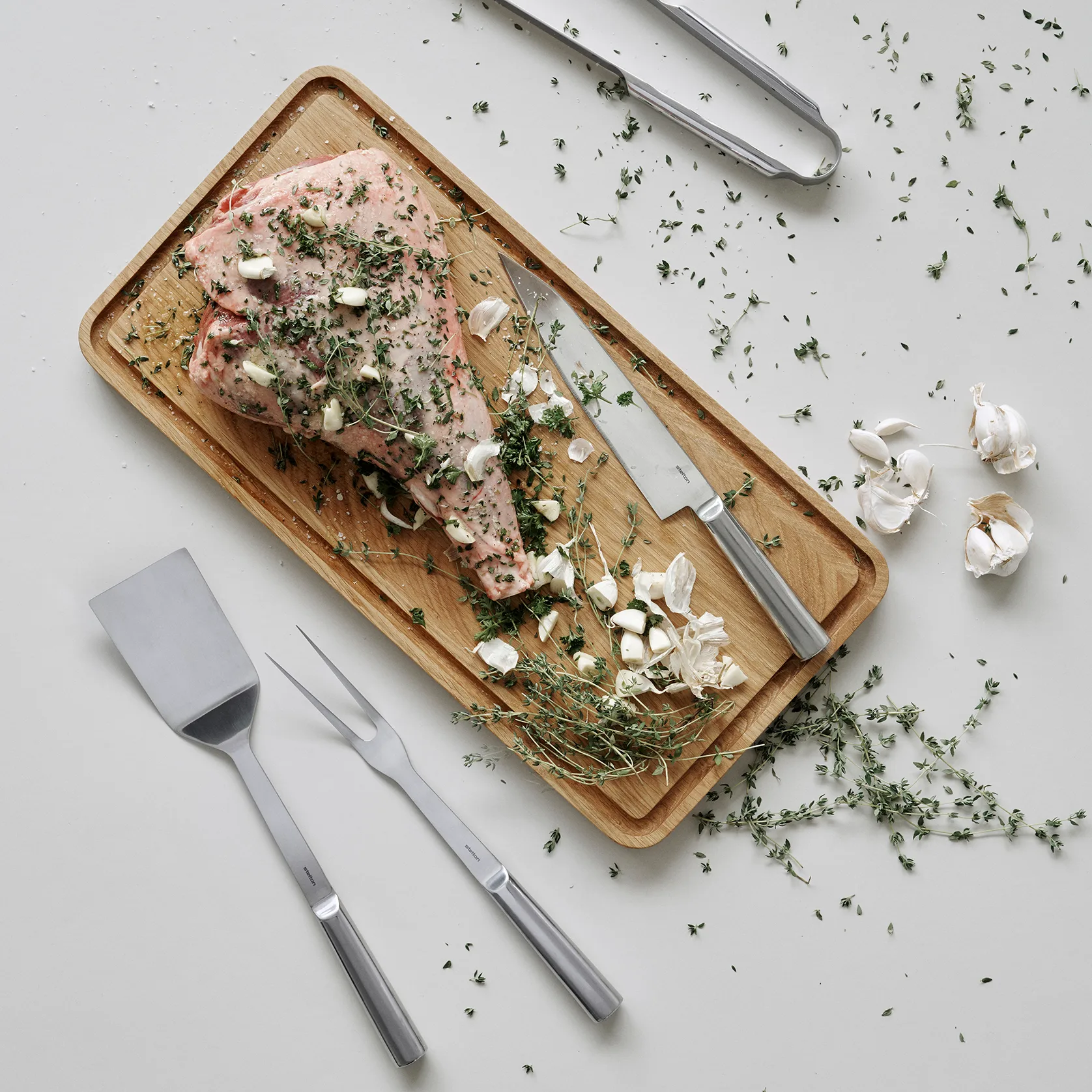 Sixtus trancheervork, Roestvrij staal Stelton