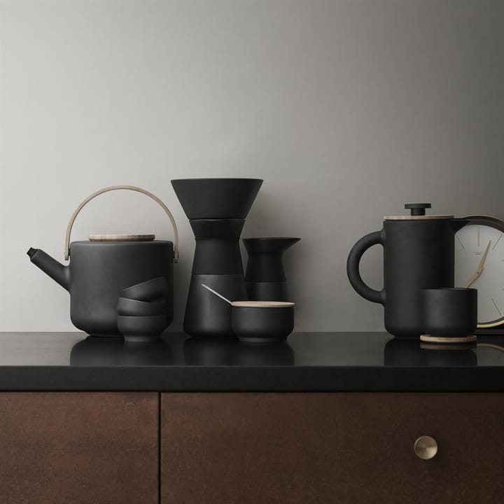 Theo koffiepers, zwart Stelton