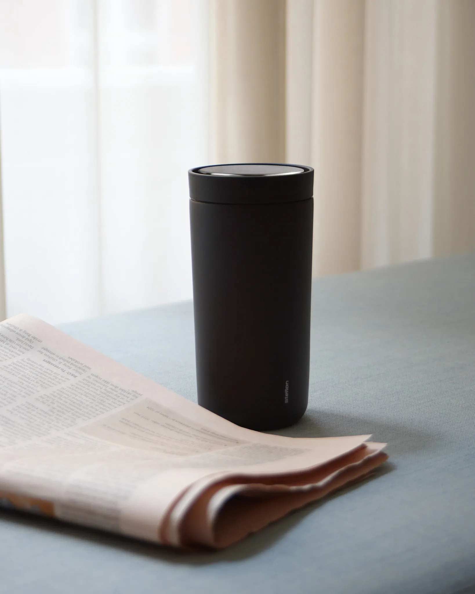 To Go Click mok 0,2 l., Soft black Stelton