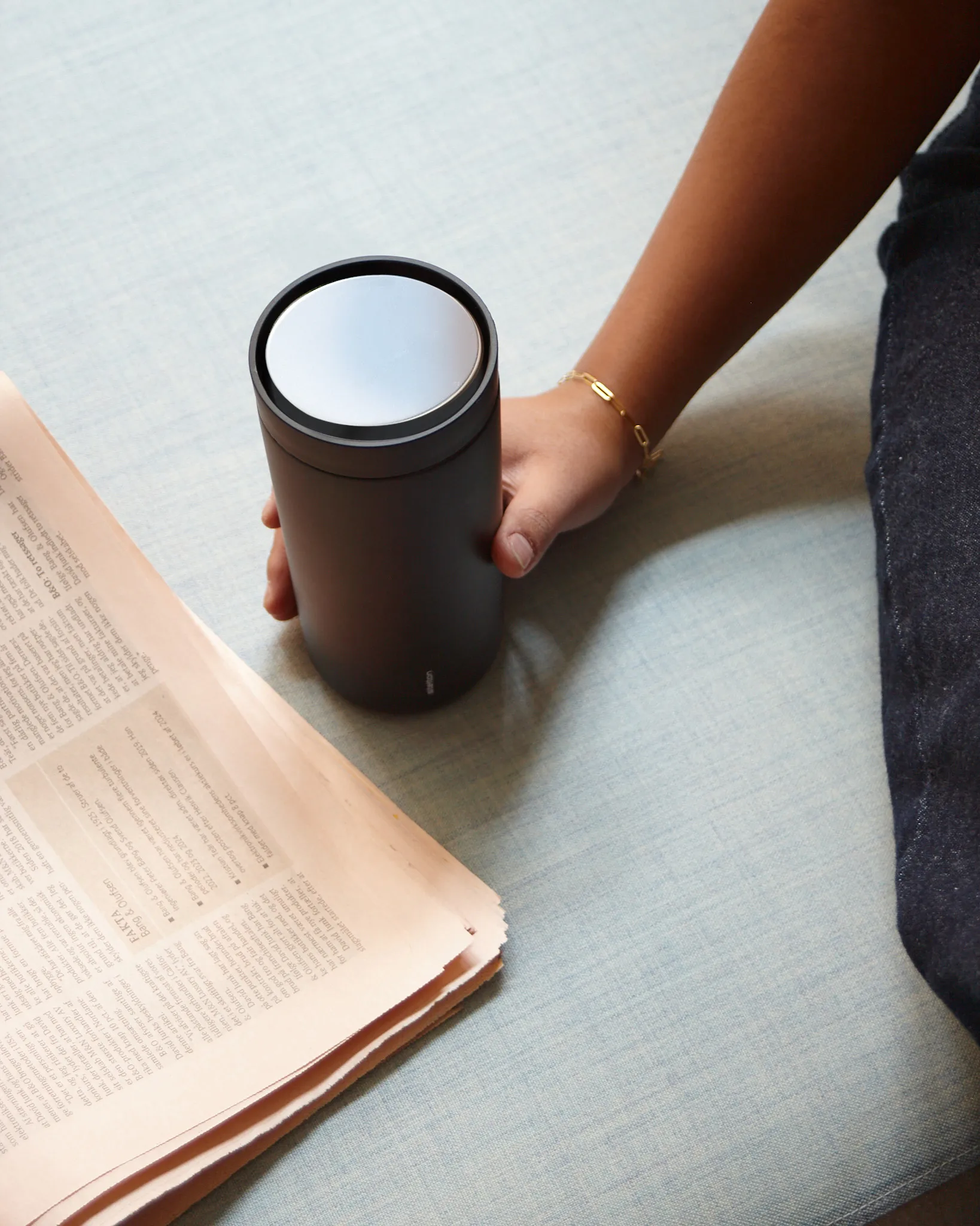 To Go Click mok 0,2 l., Soft black Stelton