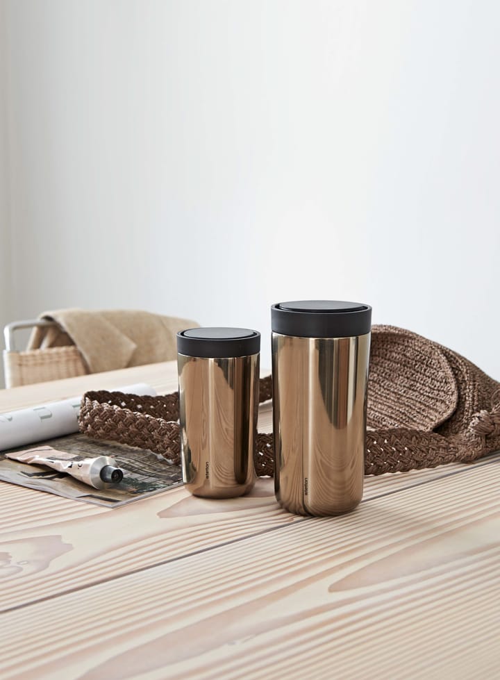 To Go Click mok 0,4 l, Dark gold Stelton