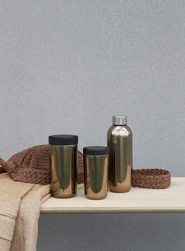 To Go Click mok 0,4 l - Dark gold - Stelton