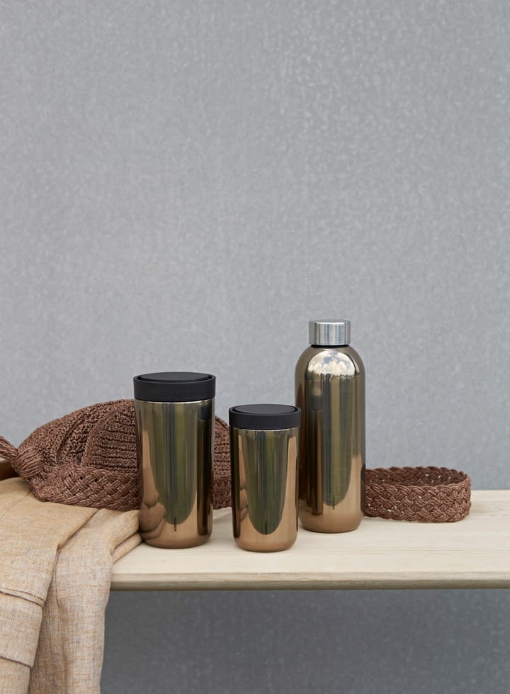 To Go Click mok 0,4 l, Dark gold Stelton