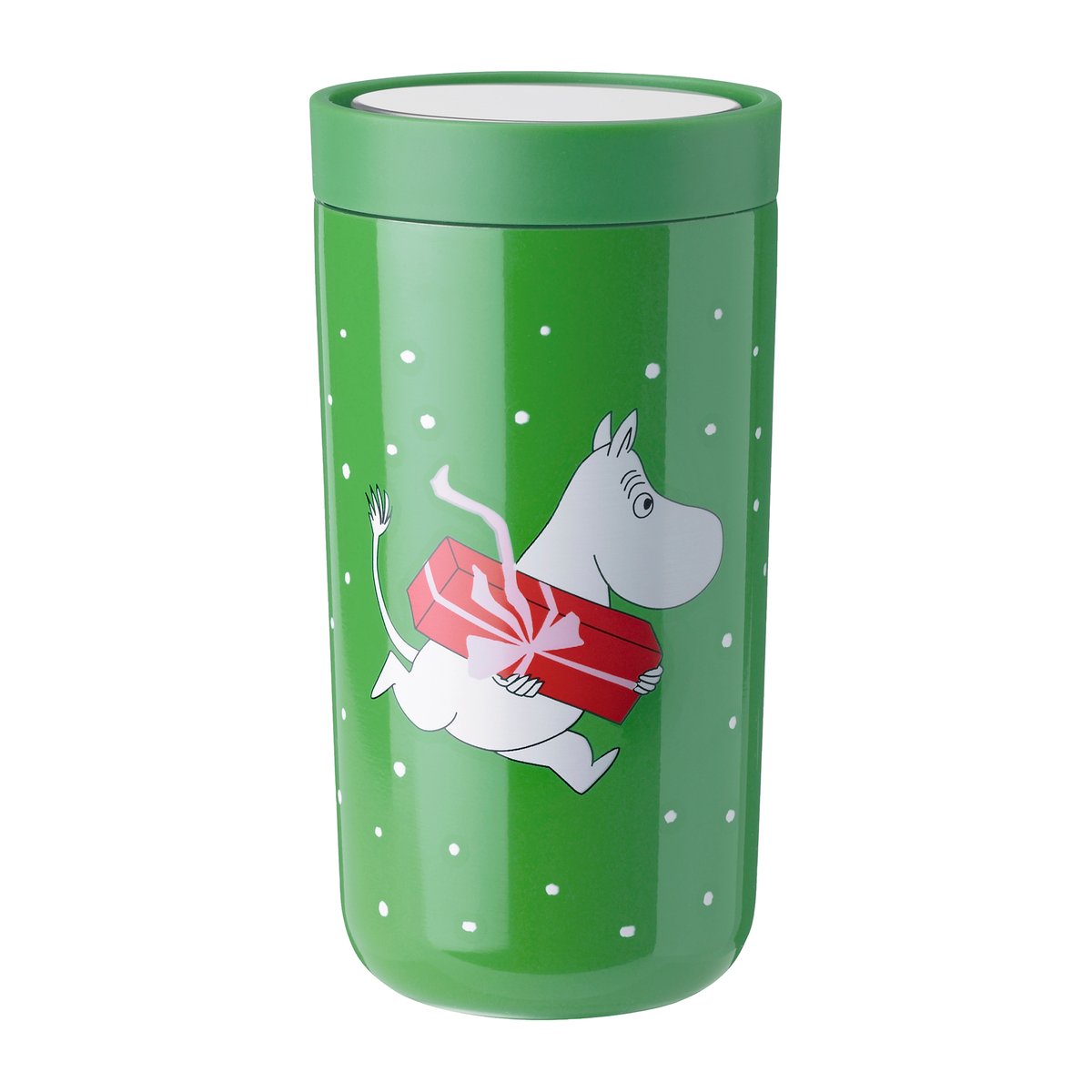 Stelton To Go Click Moomin beker 0,2 l Green | Scandinavisch Interieur | Thermosflessen & reisbekers | Groen