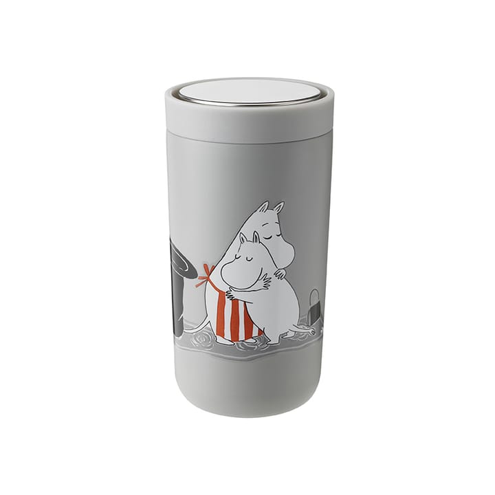 To Go Click Moomin beker 0,2 l - Soft light grey - Stelton