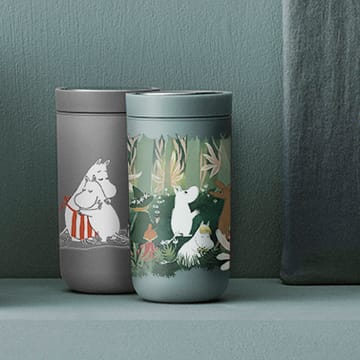 To Go Click Moomin beker 0,2 l - Soft light grey - Stelton