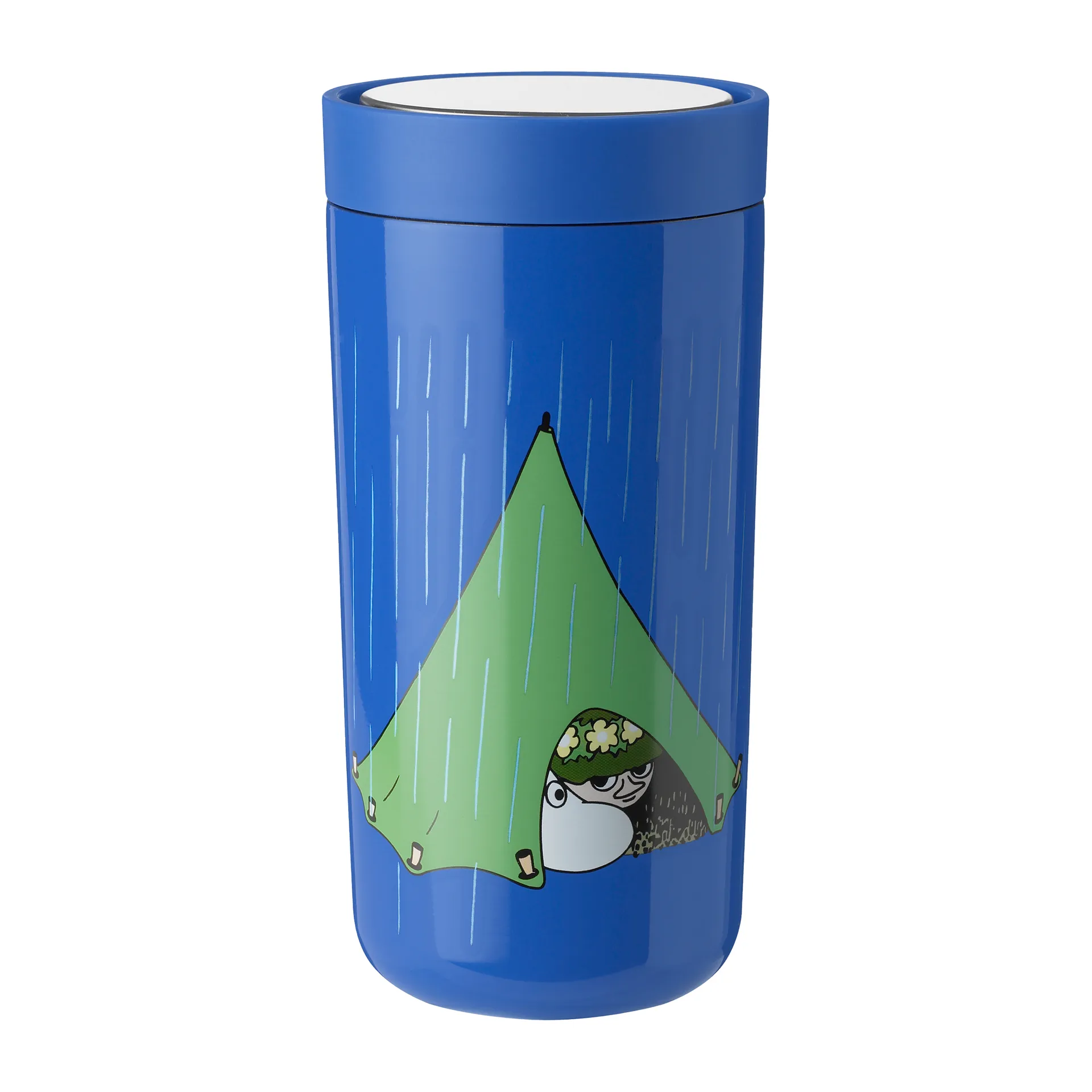 To Go Click Moomin beker 0,4 l, Blue Stelton