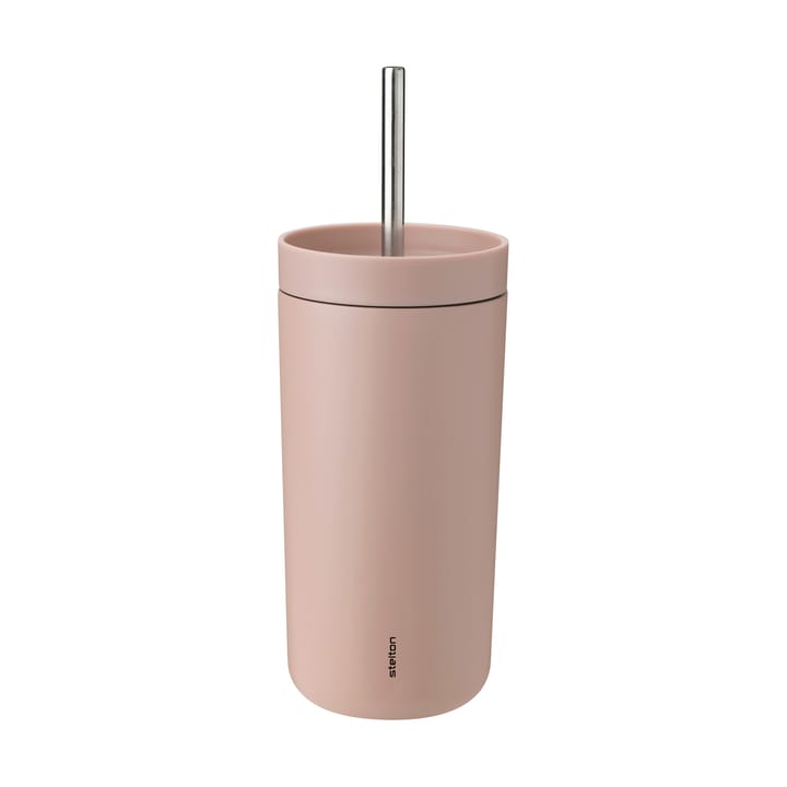 To Go Sip thermosbeker met rietje 0,4 L - Heather - Stelton