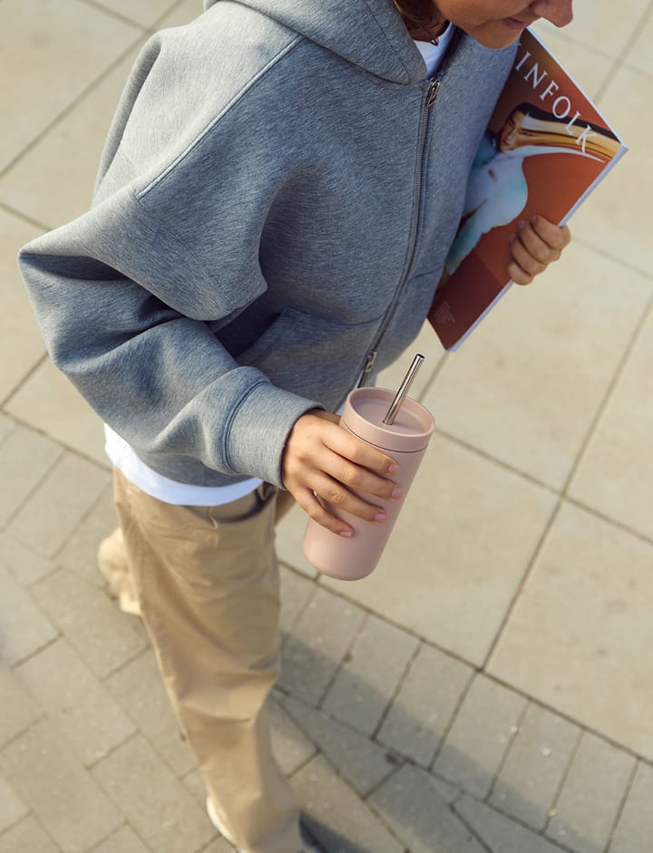 To Go Sip thermosbeker met rietje 0,4 L, Heather Stelton